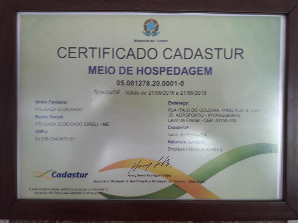 Pousada Eldorado เลาโร เด เฟรย์ตัส ภายนอก รูปภาพ